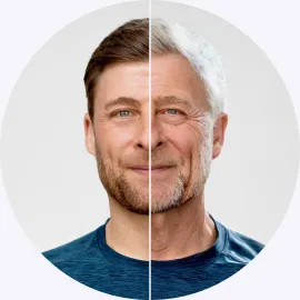 Young vs Old Face